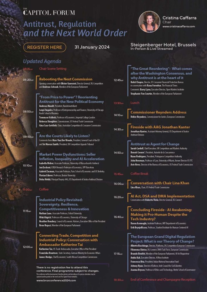 The Capitol Forum: Antitrust, Regulation and the Next World Order