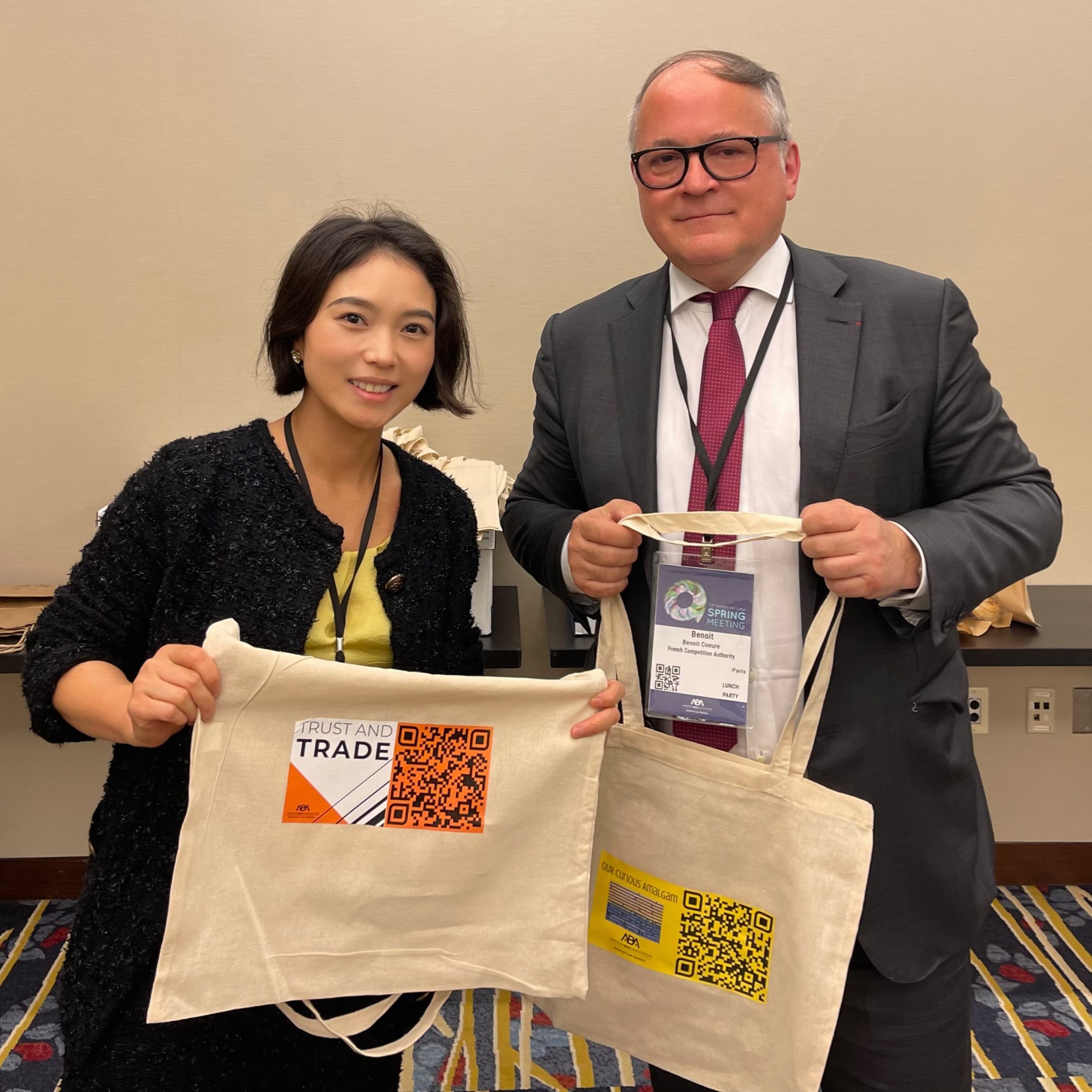 Benoît Cœuré, President, Autorité de la concurrence and Anora Wang, Arnold & Porter Kaye Scholer LLP