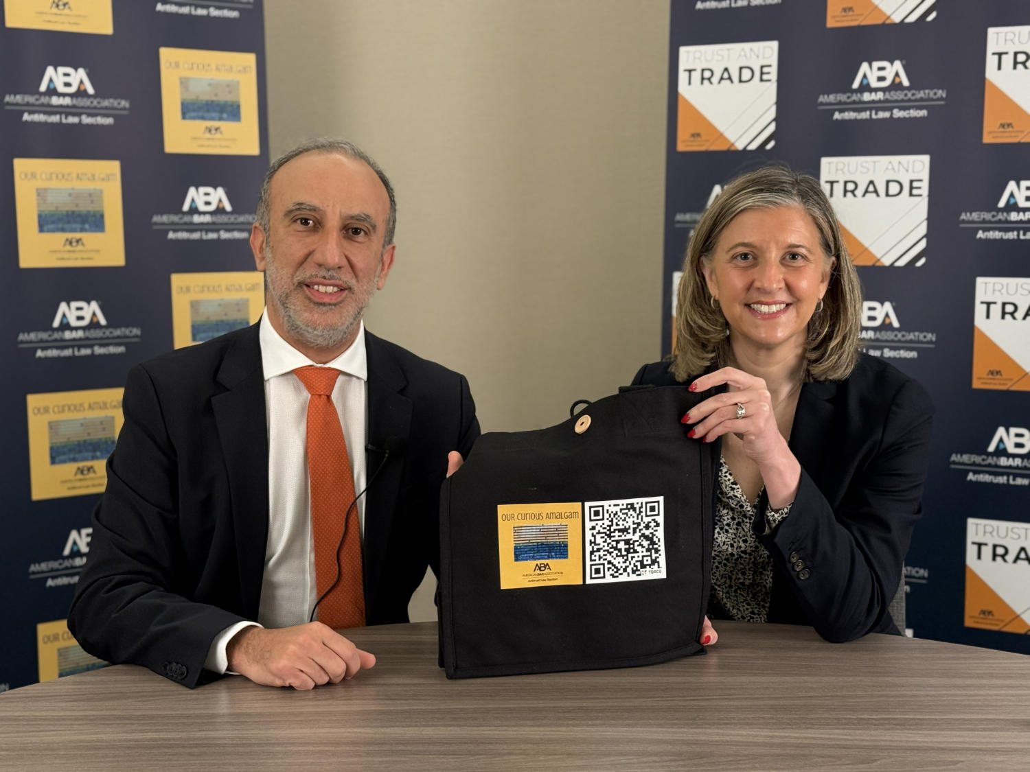 Nuno Cunha Rodrigues, President, Portuguese Competition Authority and Jeny Maier, Axinn, Veltrop & Harkrider